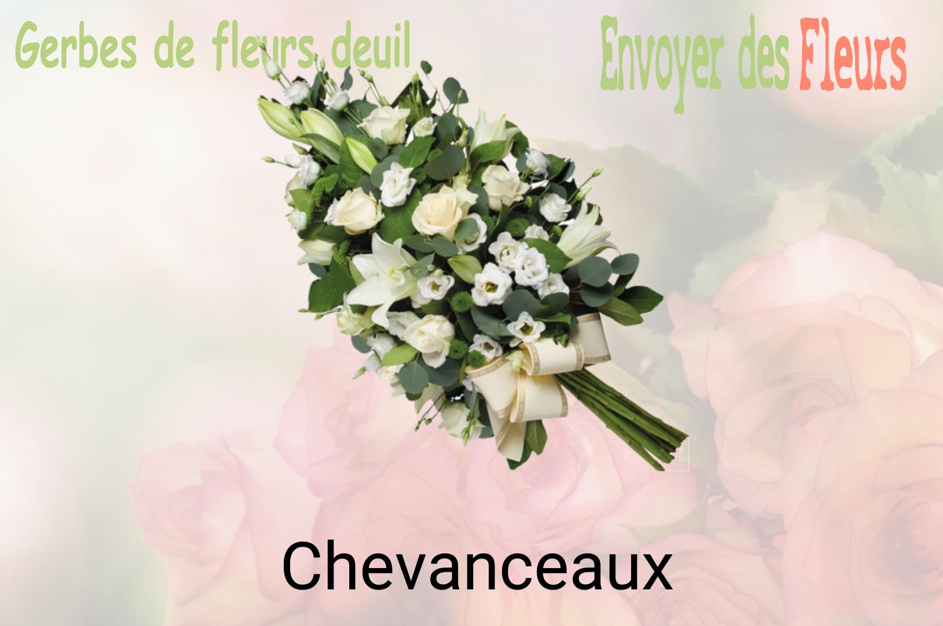 Gerbe de fleurs de deuil livrée à Chevanceaux